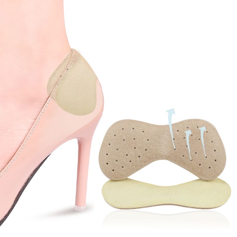 Hälinlägg, vinge, hälskydd, läder, beige 1par