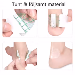Skavsårsplåster, tunn, genomskinlig 6st