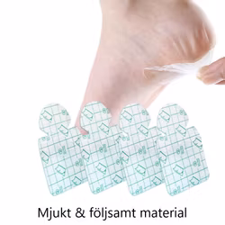 Hälplåster, skyddar & motverkar torr, sprucken häl 6st