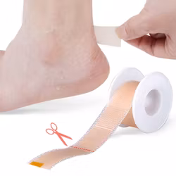 Tejp på rulle mot skoskav, vattenavvisande, hudfärgad