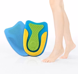 Hälinlägg med hälskydd, stötdämpning, u-formade, gel 2st