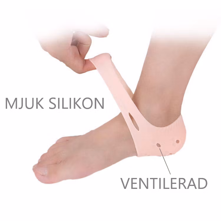Hälskydd mjuk silikon med ventilationshål ROSA 1par