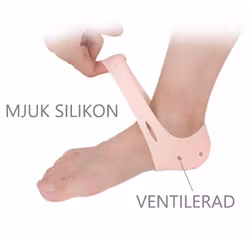Hälskydd mjuk silikon med ventilationshål ROSA 1par