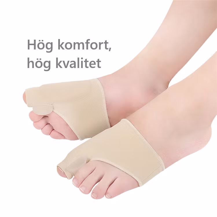 Hallux valgus korrigerande stöd med tåseparerare 2st