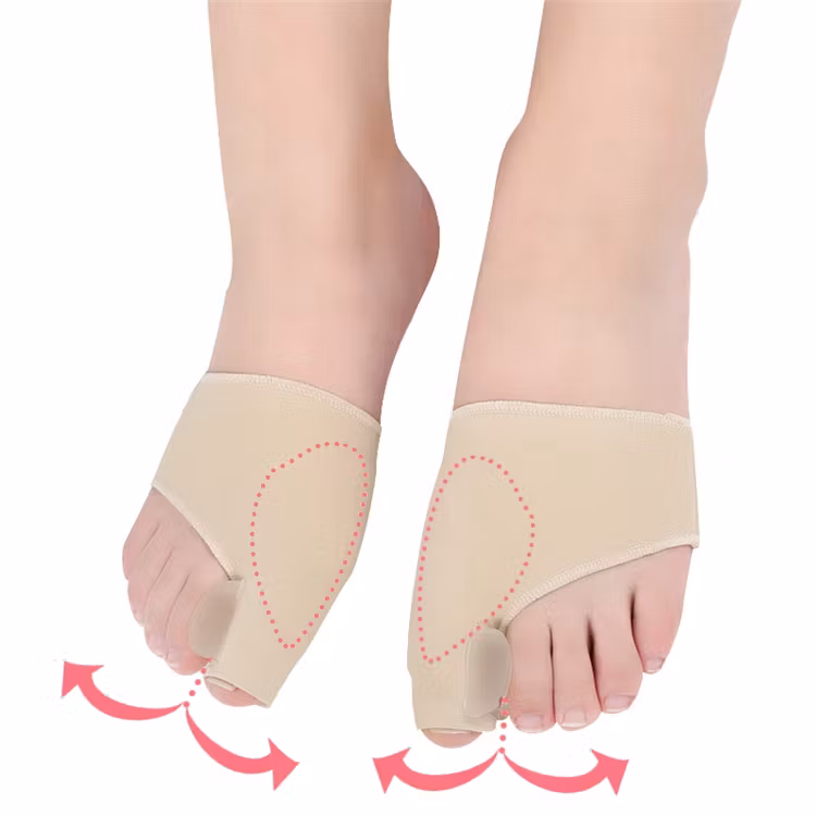 Hallux valgus korrigerande stöd med tåseparerare 2st