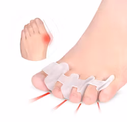 Hallux valgus korrigerande tåseparerare, STORT AVSTÅND 2st