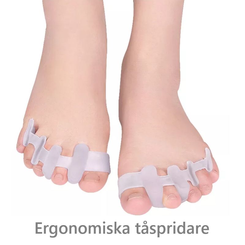 Hallux valgus korrigerande tåseparerare, STORT AVSTÅND 2st