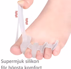 Hallux valgus korrigerande tåseparerare, STORT AVSTÅND 2st