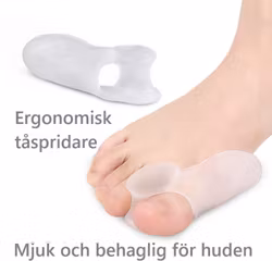 Hallux valgus korrigerande tåseparerare & silikonskydd 2st