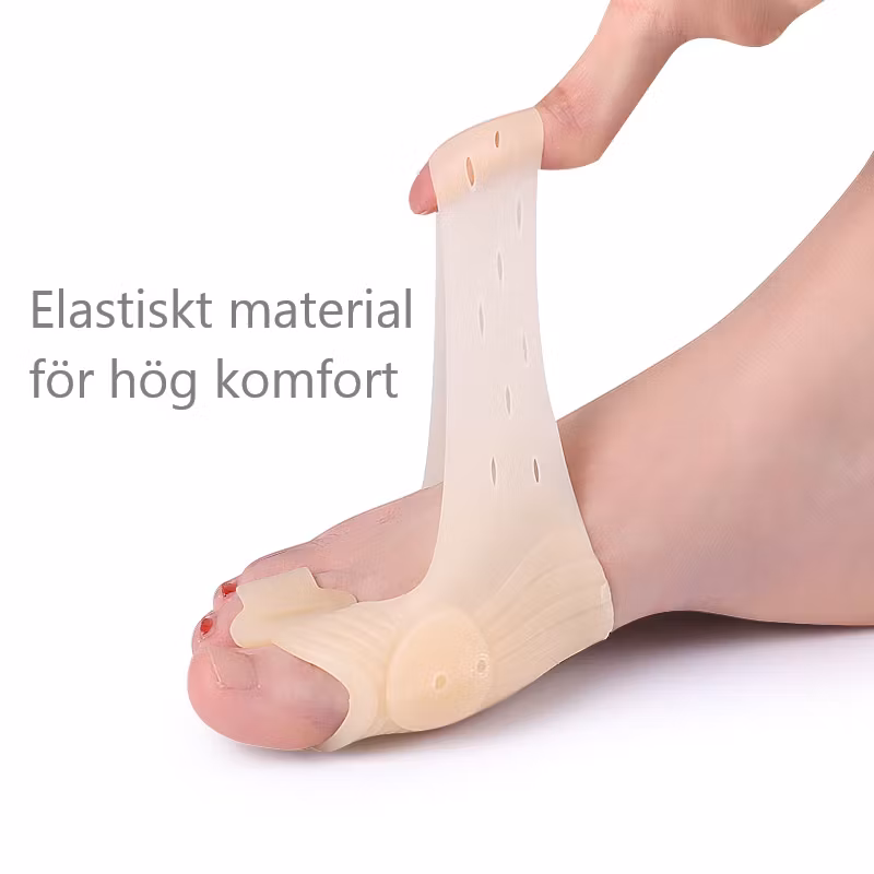 Hallux valgus korrigerande stortåstöd & tåseparerare, magnetterapi 2st
