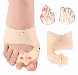 Hallux valgus korrigerande stortåstöd & tåseparerare, magnetterapi 2st