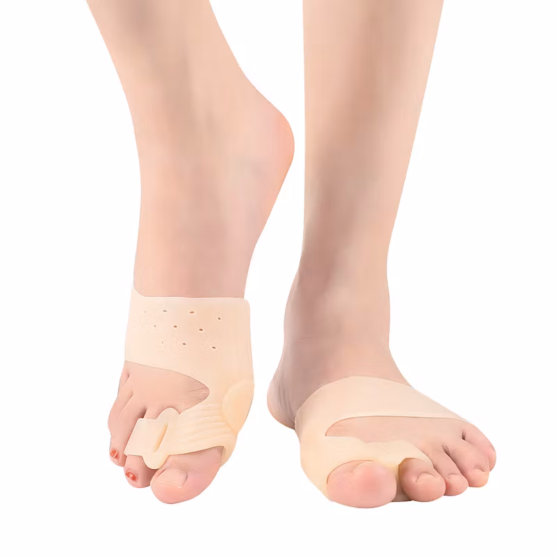 Hallux valgus korrigerande stortåstöd & tåseparerare, magnetterapi 2st