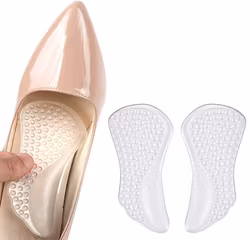 Skoinlägg, självhäftande silikonkudde med fotvalvsstöd 2st