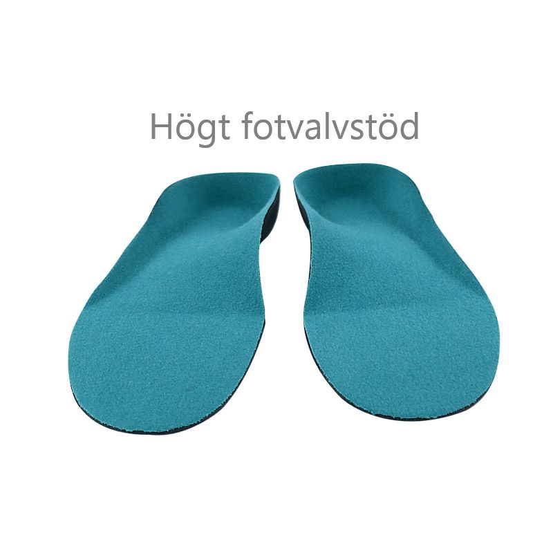 Skoinlägg med fotvalvsstöd, stötdämpning i hälen