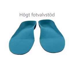 Skoinlägg med fotvalvsstöd, stötdämpning i hälen