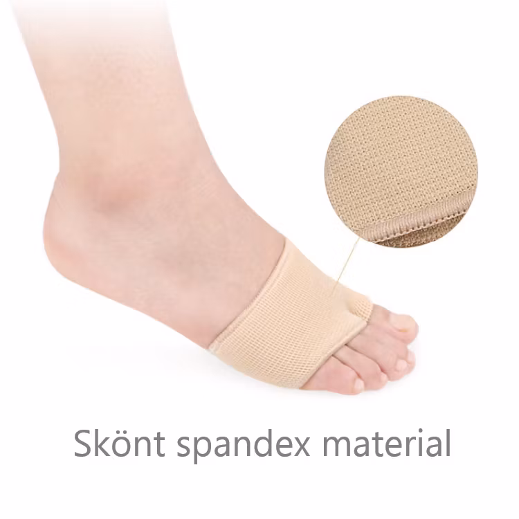 Framfotsskydd med silikongelkudde 2st