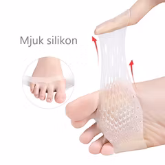 Framfotsskydd mjuk silikon 2st