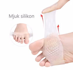 Framfotsskydd mjuk silikon 2st