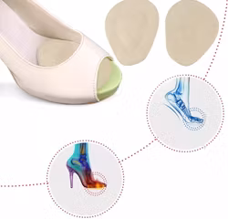 Framfotspelott, mjuk silikonkudde, flanell 2st