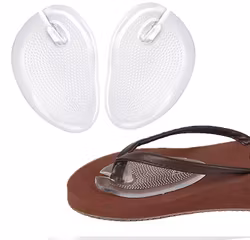 Framfotsinlägg, flip-flop, självhäftande silikon 2st