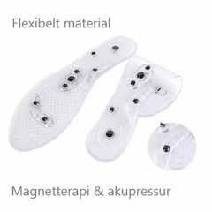 Skoinlägg, akupressur & magnetterapi, massage