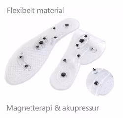 Skoinlägg, akupressur & magnetterapi, massage