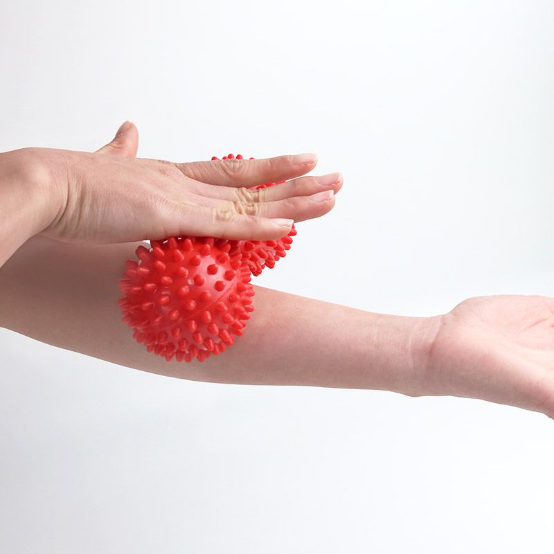 Fotmassage spikboll roller