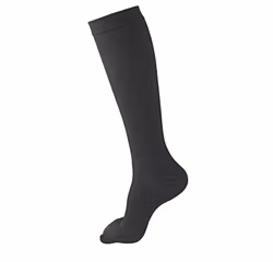 Stödstrumpor unisex, Klass 1, 15-21mmHg SVART