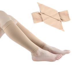 Stödstrumpor, vader, mjuk, Klass 2, 23-32mmHg BEIGE