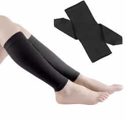 Stödstrumpor, vader, mjuk, högelastisk, Klass  2,  23-32mmHg SVART