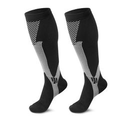 Stödstrumpor Sport, Klass 1, 15-21mmHg, SVART