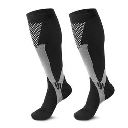 Stödstrumpor Sport, Klass 1, 15-21mmHg, SVART