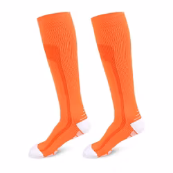 Stödstrumpor Aktiv Klass 1, 15-21mmHg, ORANGE / VIT