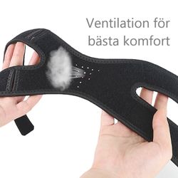 Knästöd band, dubbel, tyg med silikongel fyllning