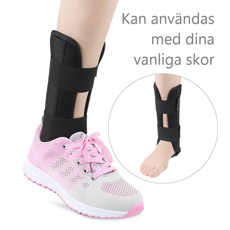 Fotledsstöd stabiliserande, med skenor