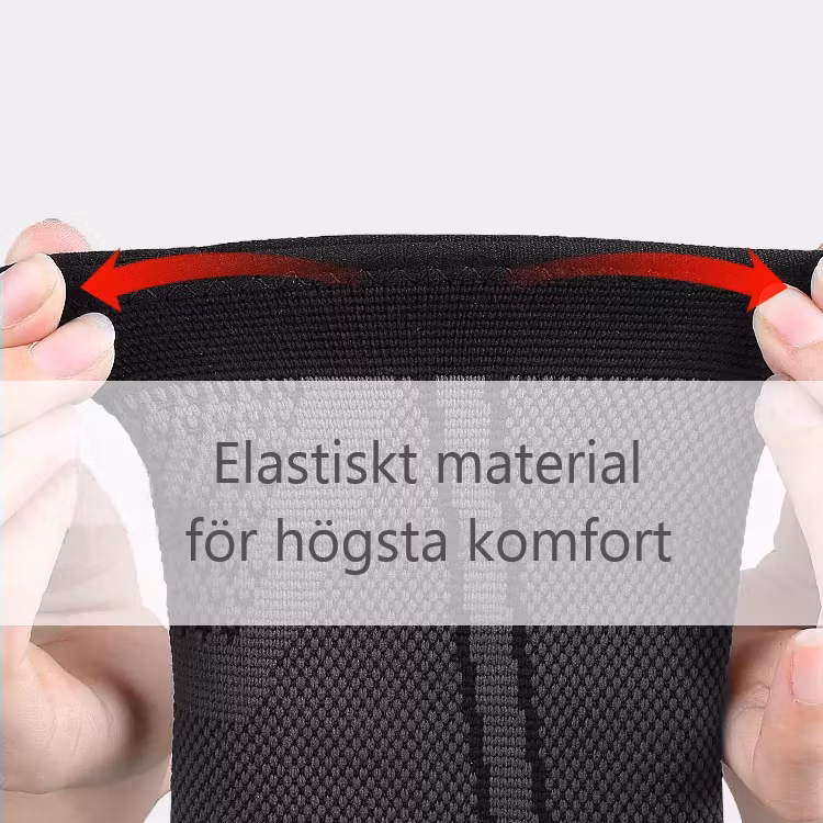 Fotledsstöd med kompression & spännrem SVART/GRÅ