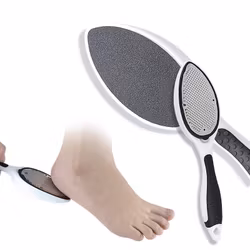 Fotfil & fotrasp 2-i-1, dubbelsidig