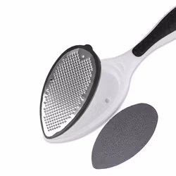 Fotfil & fotrasp 2-i-1, dubbelsidig