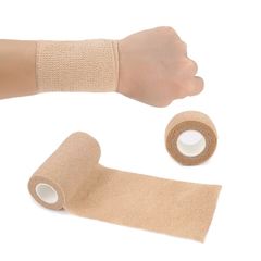Högelastisk bandagetejp, non-woven, BEIGE 4.5m