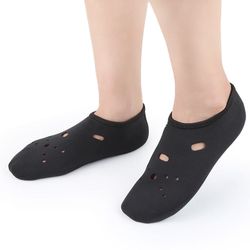 Badskor neopren med ventilationshål, SVART