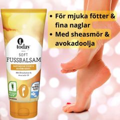 Today fotbalsam för mjuka fötter & fina naglar med sheasmör & avokadoolja 100ml