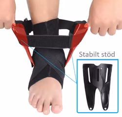 Fotledsskydd stabiliserande, ergonomiska skenor, justerbart