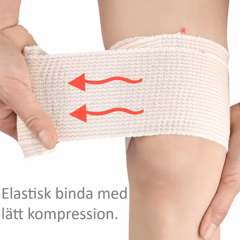 Stödbandage, elastisk binda