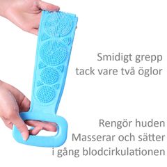 Skrubbare för ben, rygg, kropp, dubbelsidig