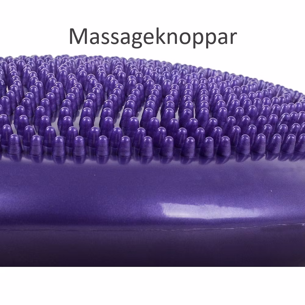 Balanskudde, dubbelsidig, massage, pump Ø 32 cm