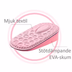 Hälkil, hälinlägg för extra längd rosa