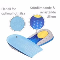 Hälinlägg, hälkil för extra längd, avlastande silikon