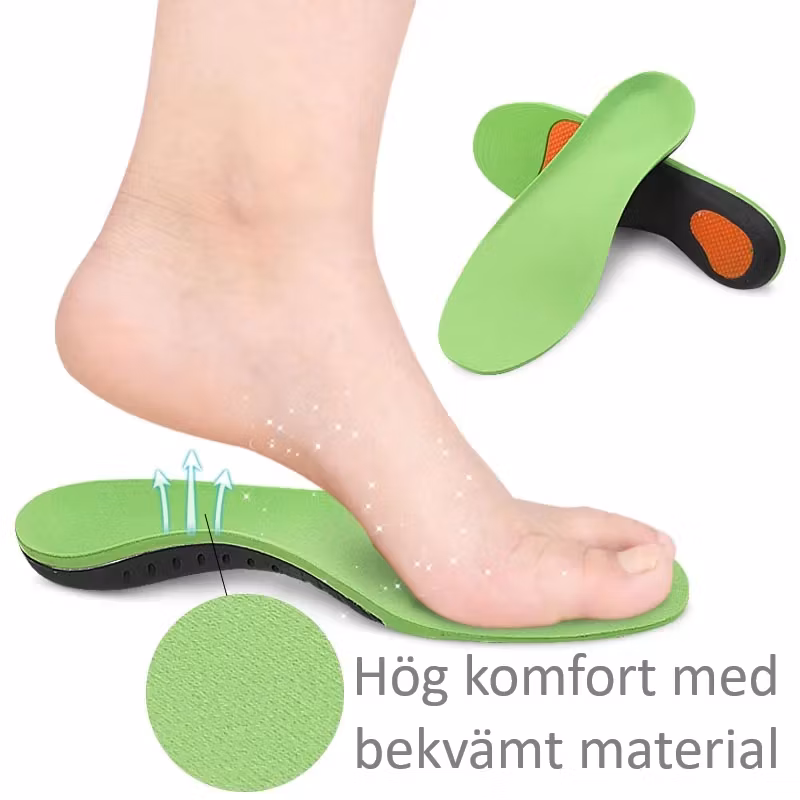 Skoinlägg Aktiv Komfort, stötdämpning, stabilisering, fotvalvsstöd