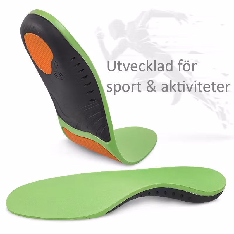 Skoinlägg Aktiv Komfort, stötdämpning, stabilisering, fotvalvsstöd