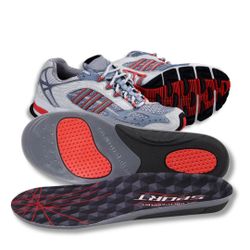 Skoinlägg Sport, gel, stabilisering, stötdämpning, fotvalvsstöd